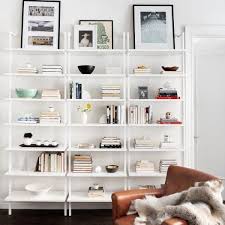 Stairway White Ladder Bookcase Reviews Cb2 Wall Mounted Bookshelves Bookcase Living Room Shelves
