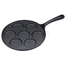 Kitchen Craft Cast Iron 7 Hole Blinis Pan Pack Of 4 Check Out This Great Product Xmaskitchendining Kitchen Crafts Cast Iron Pan