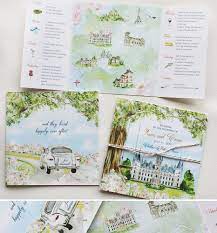 Carrie V Watercolor France Wedding Save The Date Painted Wedding Invitation Watercolour Wedding Stationery Map Wedding Invitation