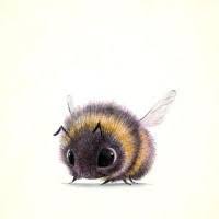 This bumble bee was so fast i could barely get a shot of him as he flitted from flower to flower. Tiny Cartoon Ball Shaped Bee Tattoo Design Tattooimages Biz