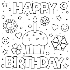 With a printable birthday card template, you do not have to create a birthday card template design from scratch. 55 Best Happy Birthday Coloring Pages Free Printable Pdfs