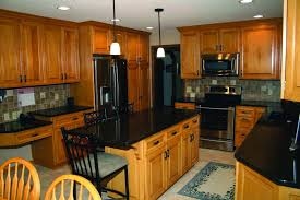 Black And Light Wood Kitchen Cabinets Dark Marble Countertops Colors Styles Maple Kitchen Cabinets Brown Kitchen Cabinets Maple Cabinets