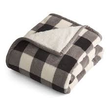 Black And White Plaid Throw Blanket Black And White Christmas Living Room Decor In 2020 Plaid Throw Blanket Plaid Throw Red Throw Blanket