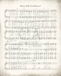 Mary Did You Know Christian Hymnal Sheet Music Art Print Hymn Sheet Music Christmas Sheet Music Hymn Music