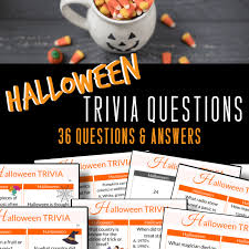 There are some traditional games like bobbing for apples and smashing a piñata that can easily. Halloween Trivia Questions Organized 31