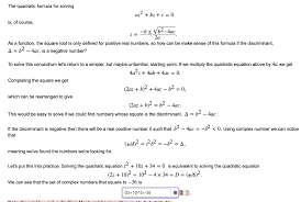 Negative Underneath Root In Quadratic Formula (Imaginary Solutions) -  Youtube