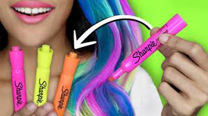Using food coloring (the kind that you buy in tiny bottles in the baking section of the supermarket) is an incredibly easy way to dye your hair. How To Make Diy Hair Dye With School Supplies Glow In The Dark Hair Youtube