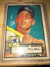Mickey mantle cards printed by topps in 1952 feature mickey mantle's signature at the bottom surrounded grading mickey mantle playing cards. 1952 Topps Mickey Mantle New York Yankees 311 Type 1 Ungraded Mickey Mantle Baseball Cards For Sale Baseball Cards
