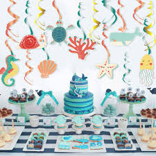 Kid's reading corner looks like it's under the sea. Marine Life Party Supplies And Decorations Mermaid Under The Sea Themed Shopee Singapore