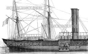 Steamboat, 19th Century | Stock Image ...