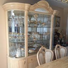 While a china cabinet is almost always used in the kitchen or dining room area while a hutch can be used anywhere throughout the house. 20 Beautiful Dining Room China Cabinet Sets Beautiful Dining Rooms Dining Room Furniture Dining Room China Cabinet
