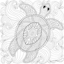 Cycle ocean coloring pages and transport your mind to a virtual coastal relaxation. Turtle In Ocean Waves Style Freehand Sketch For Adult Coloring Royalty Free Cliparts Vectors And Stock Illustration Image 64961199