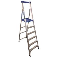 Bailey 1 8m 150kg Aluminium Platform Ladder Platform Ladder Deck Patterns Installing French Doors