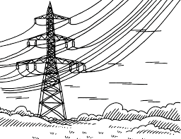 Power Irsh Electric Cable High Potential Electrical Transmission Tower Electricity Transmission Line