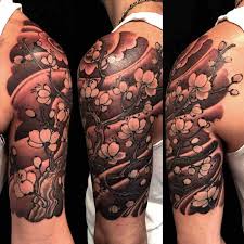 Tatouage Bras Homme Fleur De Cerisier Depressionen Hilfe