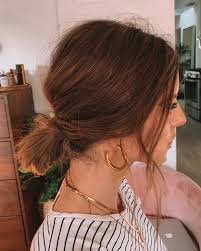 These low bun hairstyles can take you from the gym to the. Messy Low Bun Tutorial Take Aim