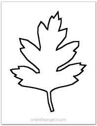 Check spelling or type a new query. Leaf Template Free Printable Leaf Outlines One Little Project