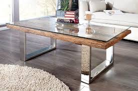 Eindrucksvoller Couchtisch Barracuda 110cm Antik Teakholz Mit Kufengestell Und Glas Riess Ambiente De Teakholz Couchtisch Couchtisch Teak Holz