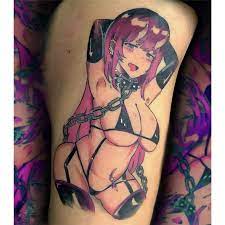 Tatuajes de chica de dibujos animados Sexy, Tatuajes Temporales  impermeables para mujeres y hombres, arte de tatuaje falso, pegatinas  coloridas, tatuaje de brazo duradero Hentai - AliExpress