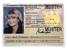 Go to fotor.com, click the create a design button and select an id card template layout. German Identity Card Wikipedia