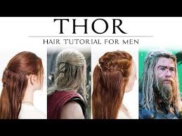 Hair Tutorial For Men Thor In Ragnarok Avenger S Endgame Youtube Silvousplaits Hair Tutorial Easy Updos For Long Hair Cool Braid Hairstyles