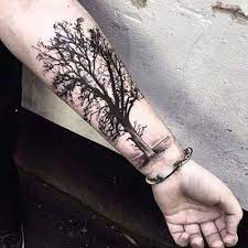 Kara Agac Dovmesi Black Tree Tattoo Tattoo Life Agac Dovmeleri Tattoo
