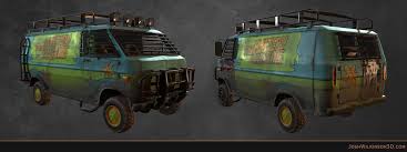 Artstation Mystery Machine Josh Wilkinson Mystery Zombie Survival Cool Cars