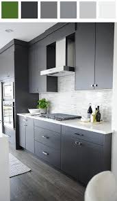 Kitchen Color Palette Amber Black Dark Cobalt Blue Dark Vermilion Modern Grey Kitchen Modern Kitchen Design Kitchen Cabinet Design