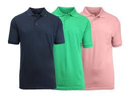 galaxy by harvic mens pique polo 3 pack