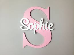 Capital Letters Large Name Letters Nursery Name Sign Wall Etsy Wooden Letters Nursery Letters Name Letters