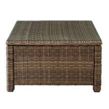It is an excellent addition to any home with beautiful looks. Must Have Catalina Outdoor Wicker Round Glass Top Coffee Table From Crosley Accuweather Shop