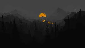 Forest, minimalist, lake, reflection, pine trees. Minimal Landscape Hd Wallpapers Free Download Wallpaperbetter