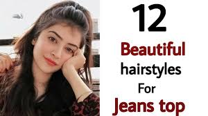 12 Beautiful Easy Hairstyle For Jeans Top Hairstyle For College Girl Latest Hairstyle Youtube