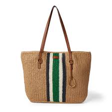 Nouveautés, exclusivités, découvrez un large choix de de sacs sur sarenza. Grand Cabas En Paille Crochetee Lauren By Ralph Lauren En Coloris Marron Lyst