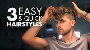 Some of these looks are from days gone by while others are fairly new. 3 Quick And Easy Hairstyles For Men Men S Hair Tutorial Youtube