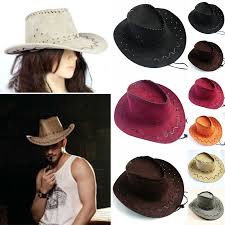 Us 1 23 5 Off 2019 New Arrival Unisex Womens Mens Hat Wild West Fancy Cowgirl Cowboy Hats Casual Solid Fashion Western Headwear Cap In Mens Cowboy