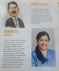 However he may hold stake in many companies which are private, or he holds less than 1%. Kush Katakia On Twitter Very Surprising That Outlookmoney Could Find A Picture Of The Reclusive Dolly Khanna But Not Of Porinju Besides Getting His Name Spelt Wrongly This Also Ends Up