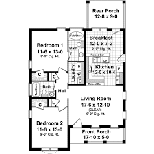 1100 sq.ft house design with two plan options to select from for a plot with an area of 5 to 7 cents. Country House Plan 2 Bedrooms 2 Bath 1100 Sq Ft Plan 2 118