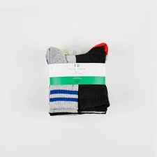 Dip BKS9BS0107 10 Pair Pack Basic Active Crew Socks - Grey/Black, 10 pk -  Fred Meyer
