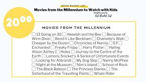 But some movies do it better. The Best Non Animated 100 Movies To Watch With Kids The Kid Bucket List