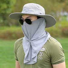 Wide Brim Detachable Bucket Hat Flod Camping Fishing Outdoor Sport Sun Uv Protection Cap Cycling Outfit Sport Hat Wide Brimmed