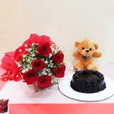 Skip to the end of the images gallery Send Valentines Flowers And Teddy Bears Online Myflowertree
