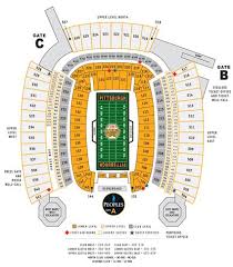 Heinz Field Seating Charts And Stadium Diagrams Steelers