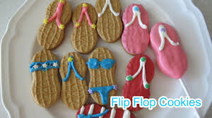 Set the paper under a piece of parchment paper on a baking sheet. How To Make Flip Flop Sandal Bikini Cookies Nutter Butter Simply Yummy By Elegant Fashion 360 Youtube