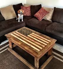 Pallet Wood American Flag Coffee Table Ad Wood Pallets Coffee Table American Flag Wood