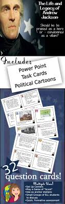 Andrew Jackson Activities Andrew Jackson Teaching History Jackson