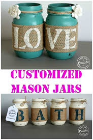 Customized Mason Jars Diy Home Decor Custom Mason Jars Jar Diy Mason Jar Diy