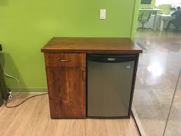 Mini Fridge Cabinet Kellen Construction