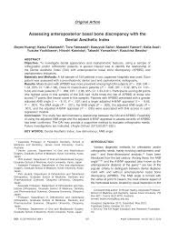 Meanwhile, the dental aesthetic index (dai)—an alternative form of index—combines the clinical and aesthetic aspects of occlusion that . Meridian Allenpress Com
