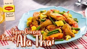 Sangat simple, tetapi flavour memang the bomb! Ayam Goreng Kunyit Ala Thai Youtube